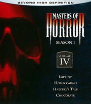 Masters of Horror: Season I: Volume IV Masters of Horror: Season I: Volume IV